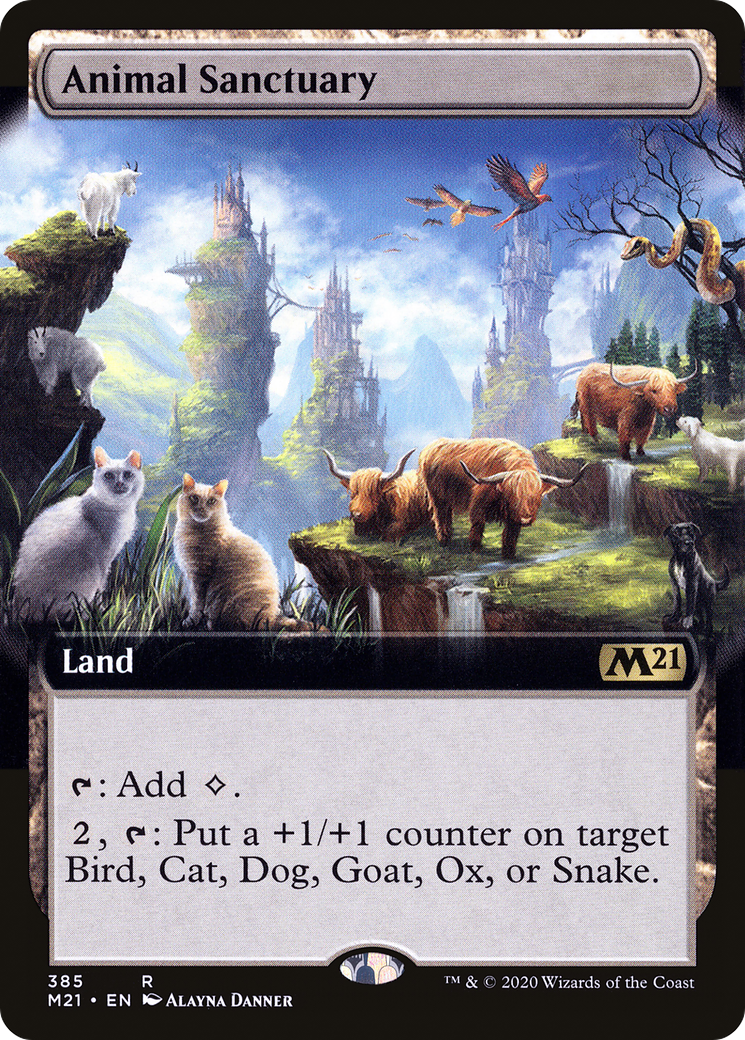 Animal Sanctuary (Extended Art) (M21-385)  - Core Set 2021: (Extended Art)
