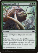 Trumpeting Herd (MH1-187) - Modern Horizons Foil