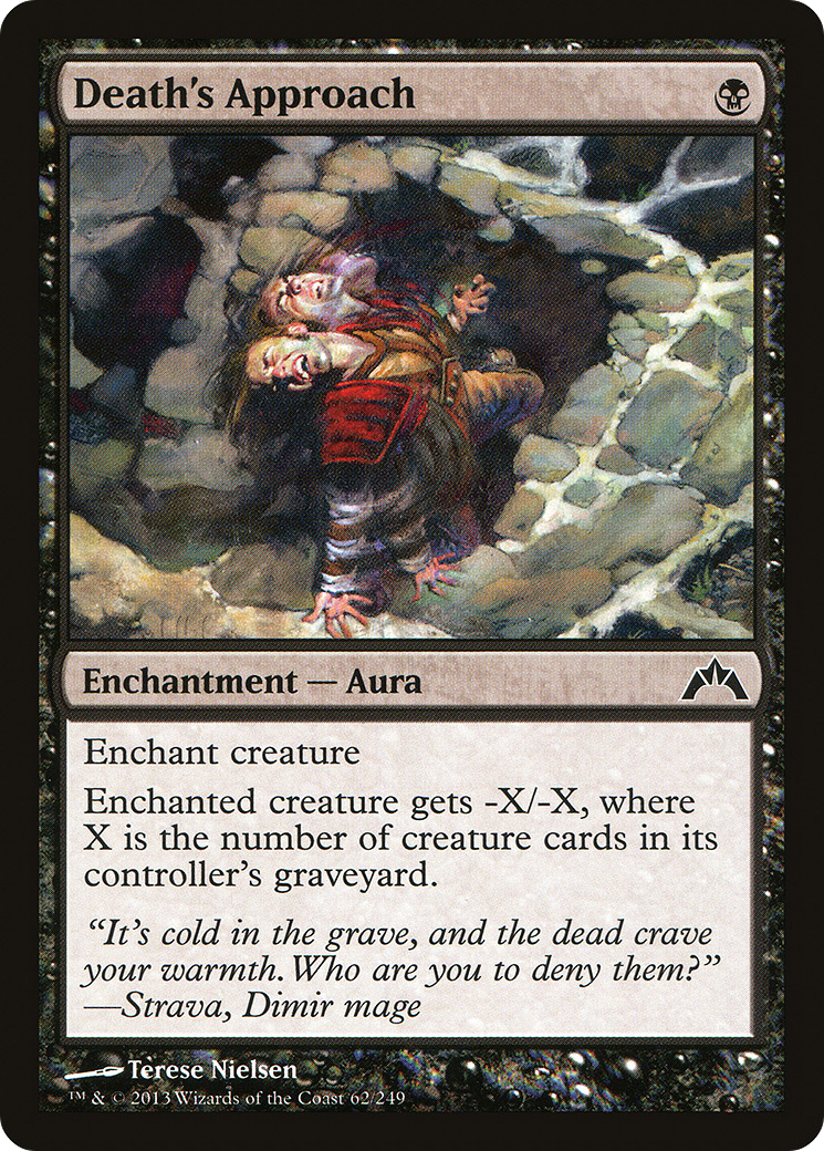 Death's Approach (GTC-062)  Foil - Gatecrash