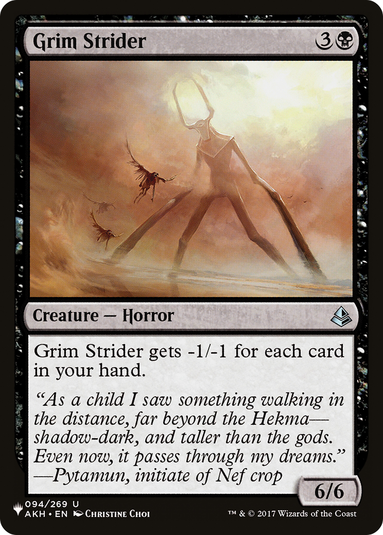 Grim Strider (LIST-AKH-94)  - The List