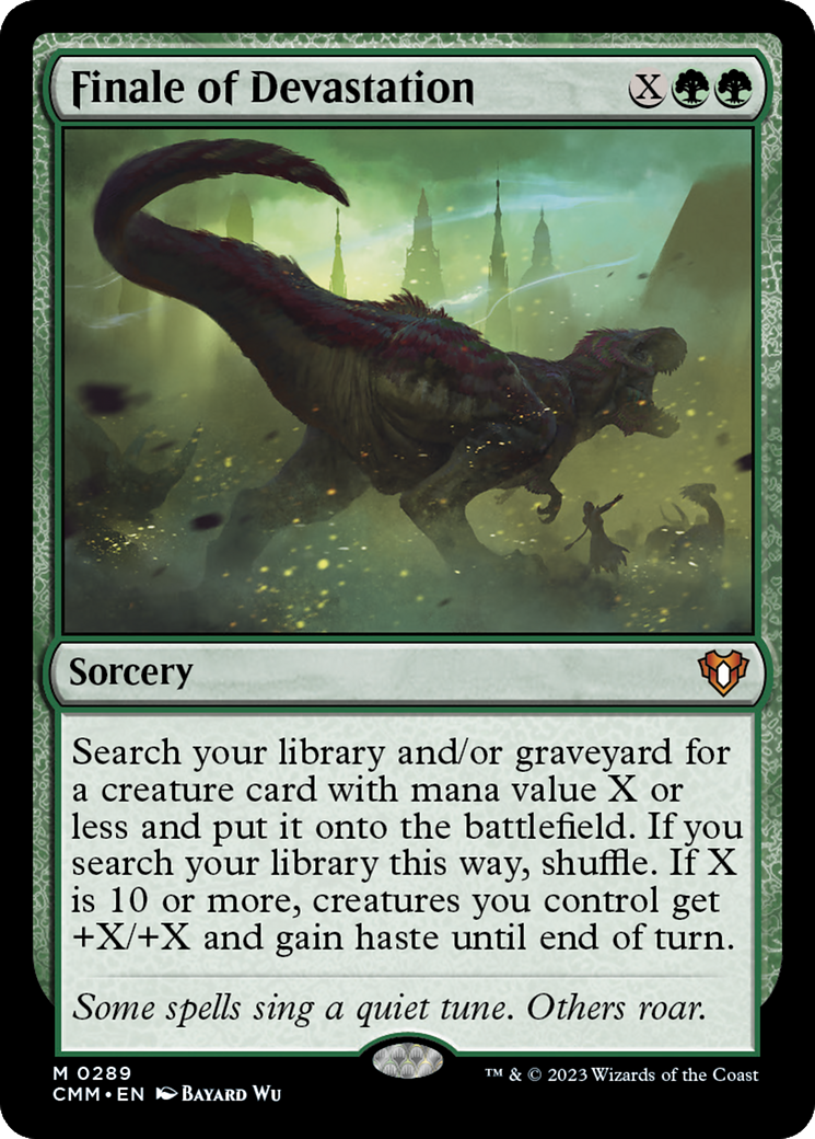 Finale of Devastation (CMM-289)  Foil - Commander Masters