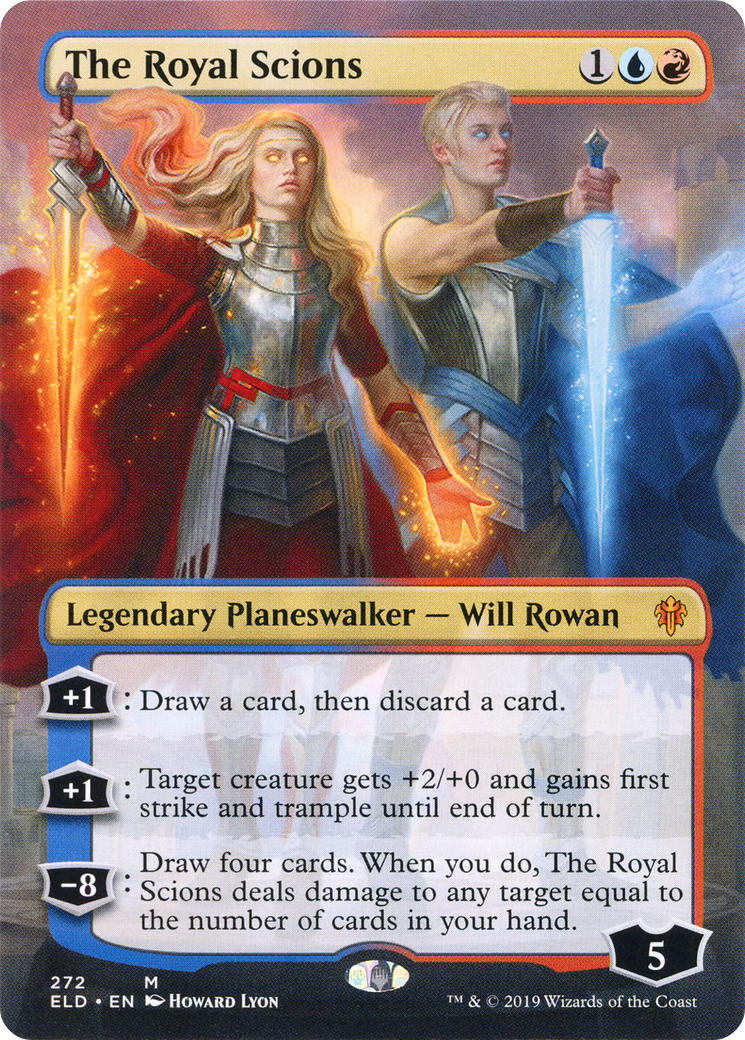 The Royal Scions (Borderless) (ELD-272)  - Throne of Eldraine