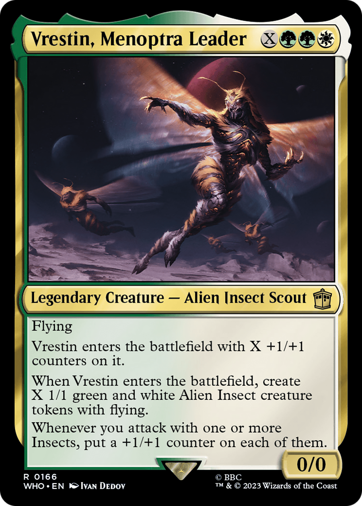 Vrestin, Menoptra Leader (WHO-166)  Foil - Doctor Who