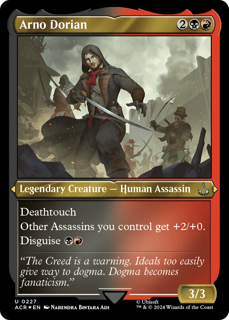 Arno Dorian (ACR-227)  Etched Foil - Assassin's Creed