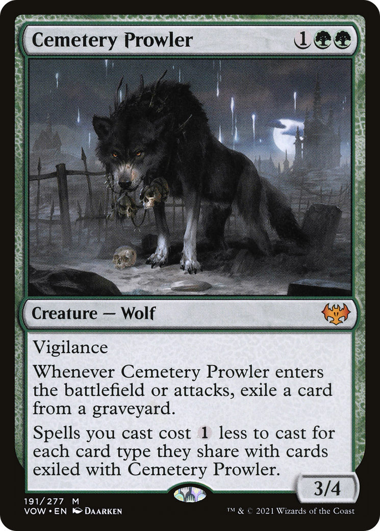 Cemetery Prowler (VOW-191)  - Innistrad: Crimson Vow