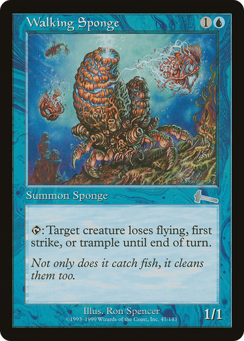 Walking Sponge (ULG-047)  Foil - Urza's Legacy
