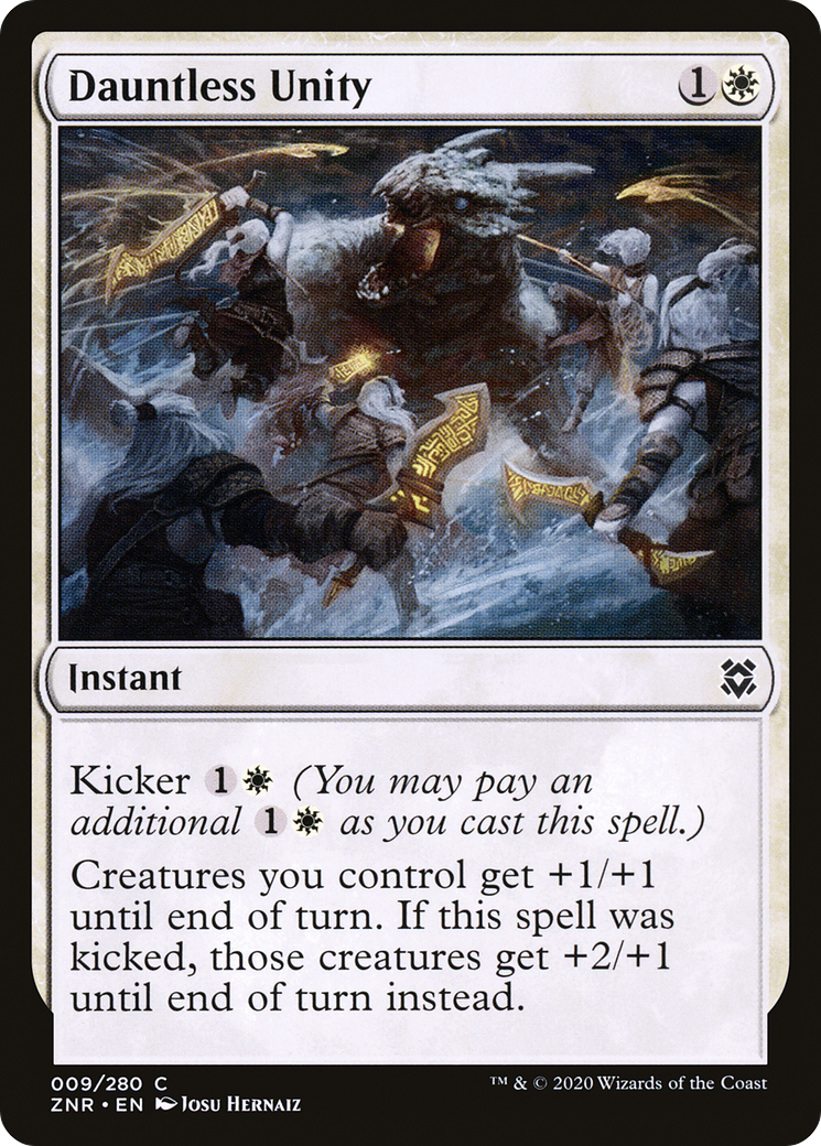 Dauntless Unity (ZNR-009)  Foil - Zendikar Rising