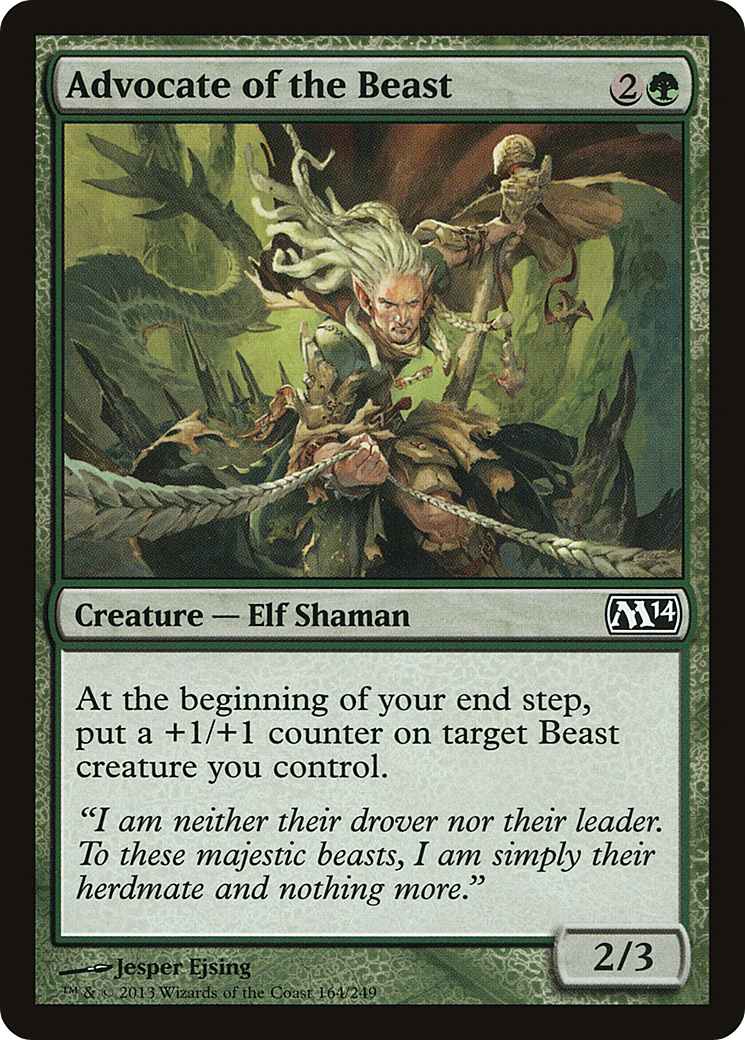 Advocate of the Beast (M14-164)  Foil - Magic 2014