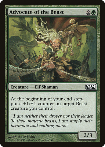 Advocate of the Beast (M14-164)  Foil - Magic 2014
