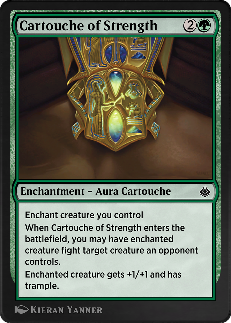 Cartouche of Strength (AKR-184)  - Amonkhet Remastered
