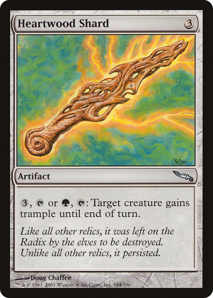 Heartwood Shard (MRD-184)  Foil - Mirrodin