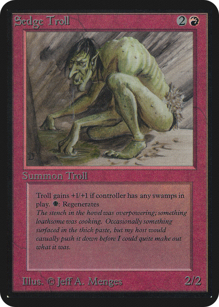 Sedge Troll (LEA-)  - Limited Edition Alpha