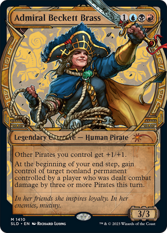 Admiral Beckett Brass (SLD-1410)  - Secret Lair Drop: (Showcase)