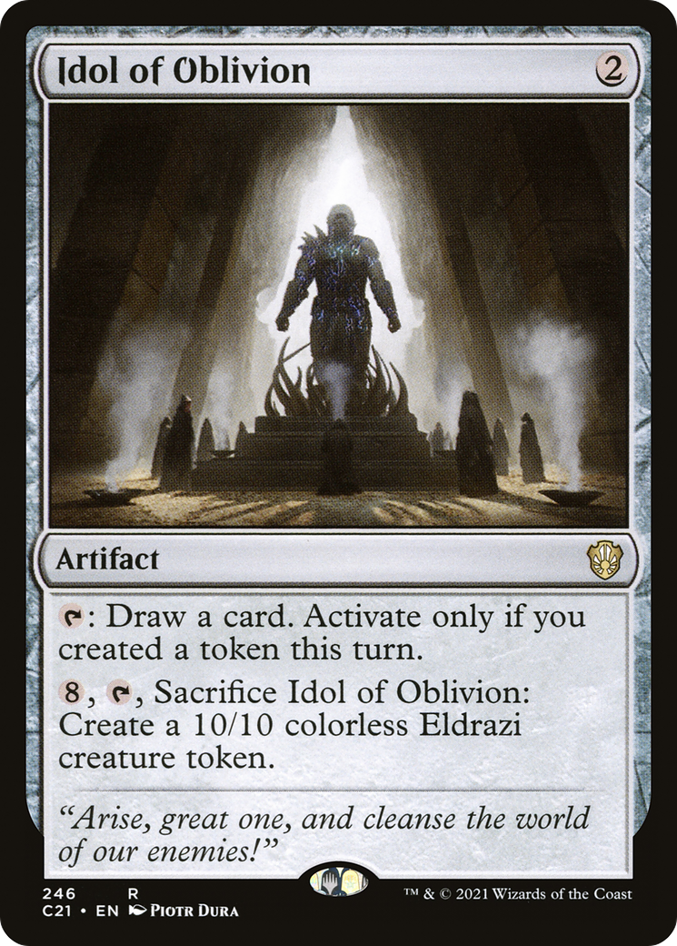 Idol of Oblivion (C21-246)  - Commander 2021