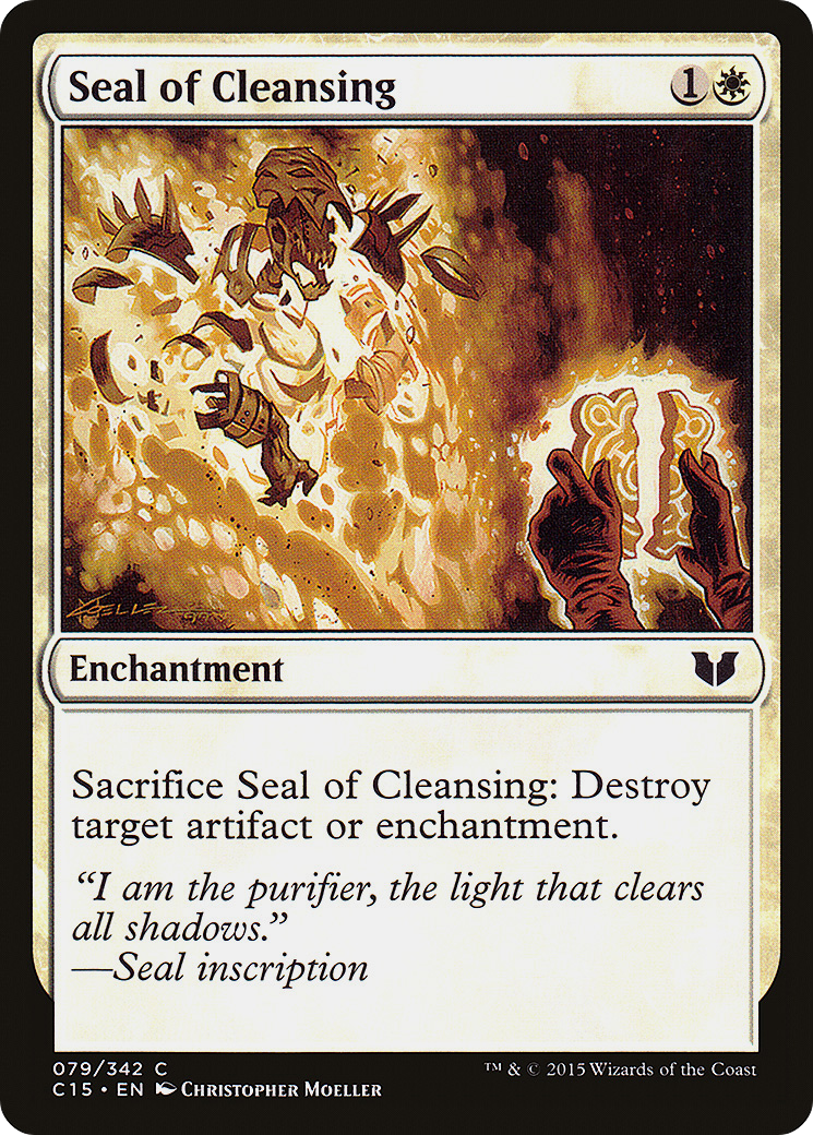 Seal of Cleansing (C15-079)  - Commander 2015