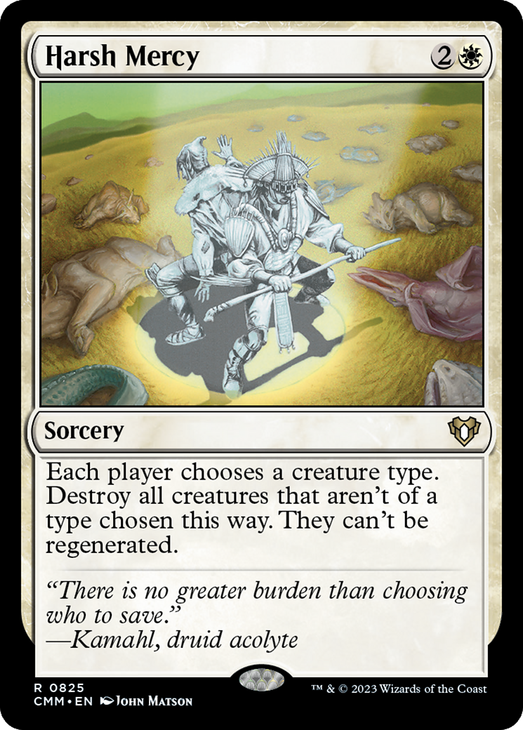 Harsh Mercy (CMM-825)  - Commander Masters