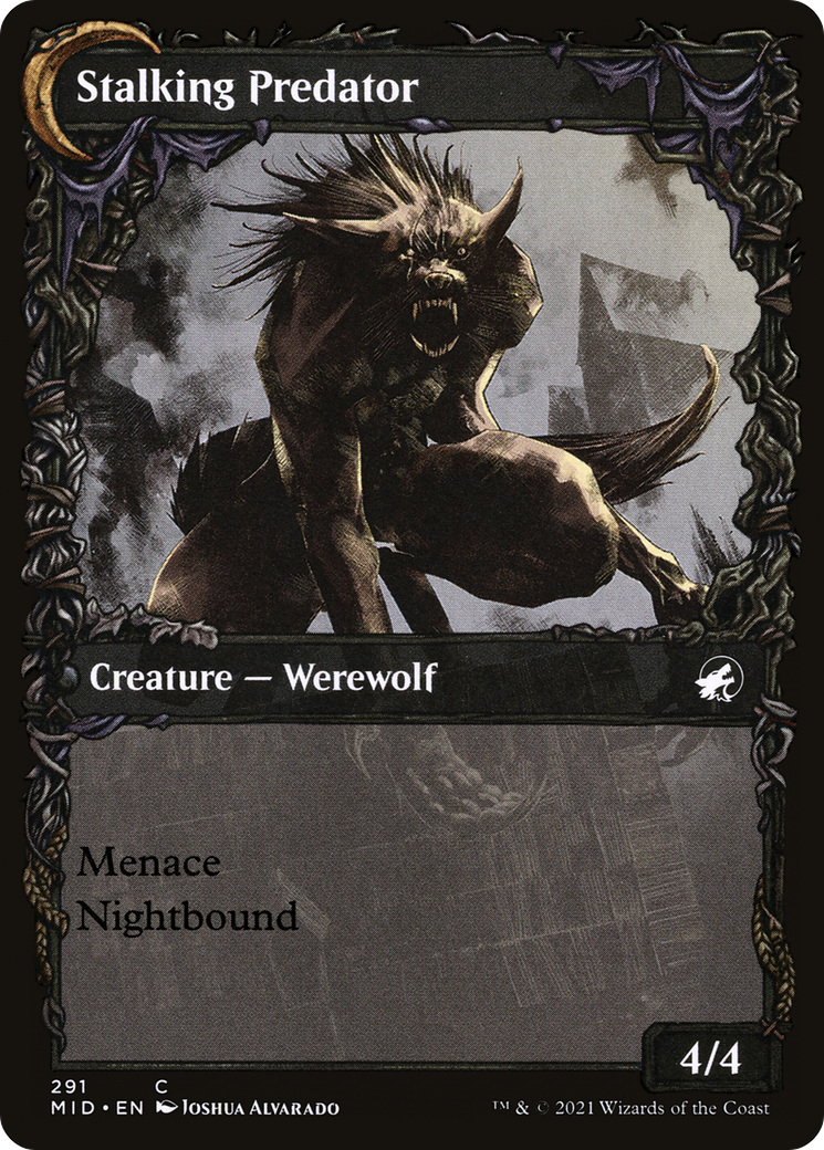 Shady Traveler (Showcase) (MID-291)  Foil - Innistrad: Midnight Hunt: (Showcase, Double Faced Transform)