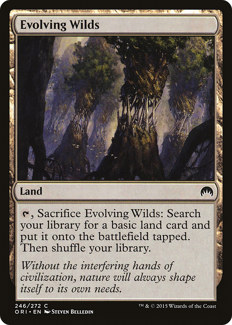 Evolving Wilds (ORI-246)  - Magic Origins