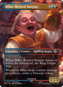 Bilbo, Retired Burglar (Borderless) (LTR-403)  Foil - The Lord of the Rings: Tales of Middle-earth