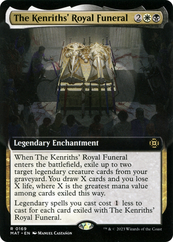 The Kenriths' Royal Funeral (Extended Art) (MAT-169)  Foil - March of the Machine: The Aftermath: (Extended Art)