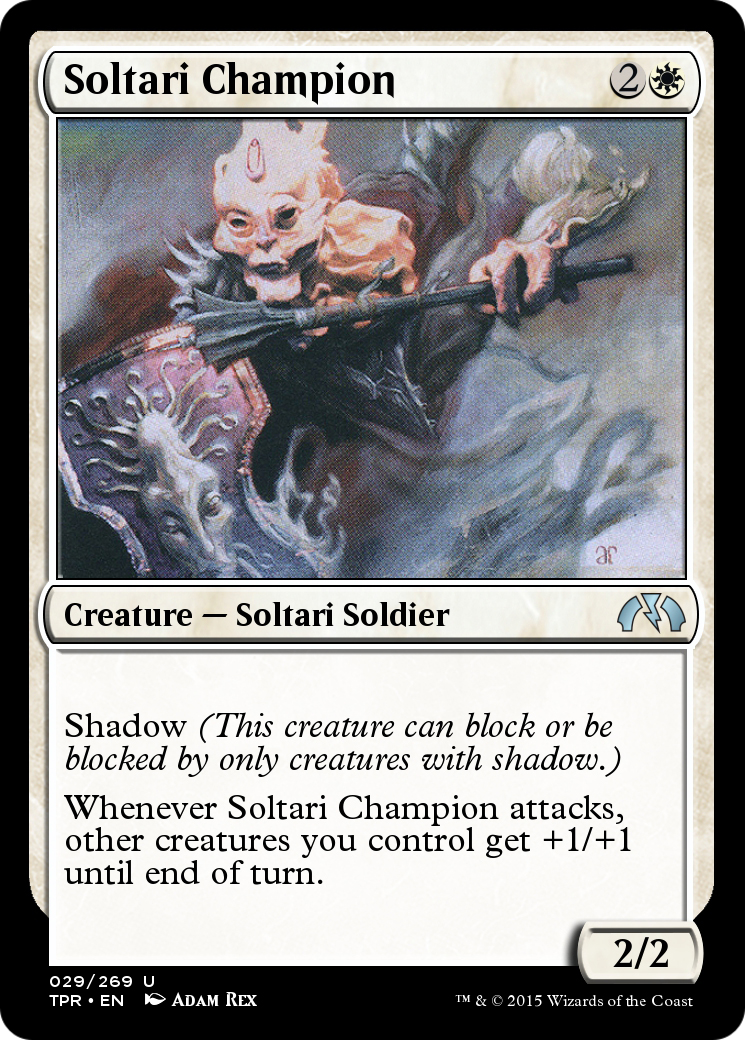 Soltari Champion (TPR-029)  - Tempest Remastered