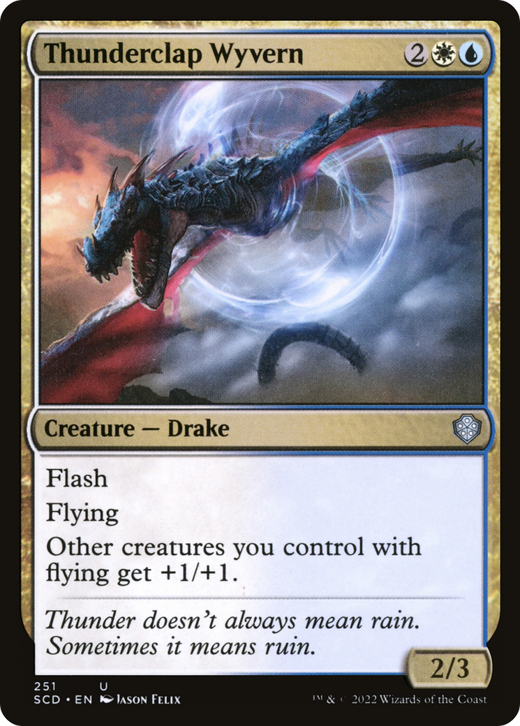 Thunderclap Wyvern (SCD-251)  - Starter Commander Decks