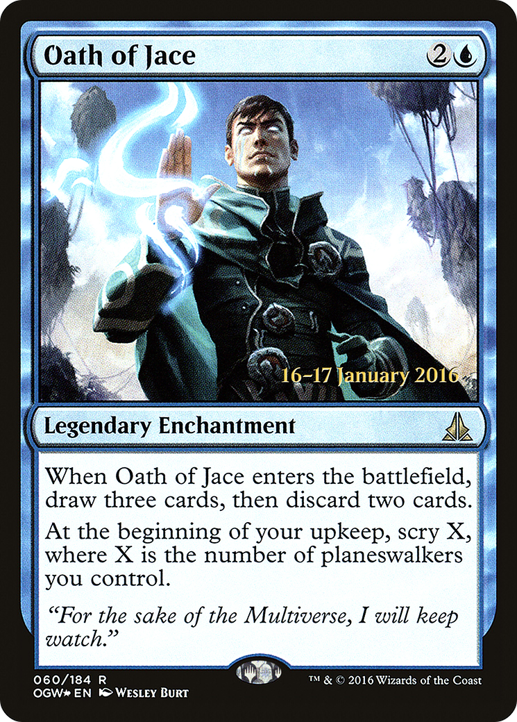 Oath of Jace (PRE-060)  Foil - Oath of the Gatewatch Promos