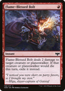 Flame-Blessed Bolt (VOW-158)  Foil - Innistrad: Crimson Vow
