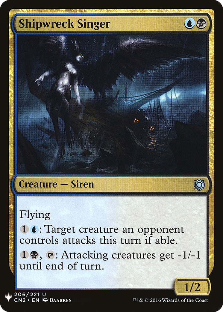 Shipwreck Singer (LIST-CN2-206)  - The List
