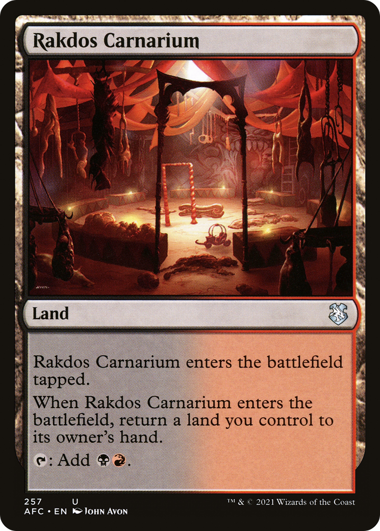 Rakdos Carnarium (AFC-257) - Adventures in the Forgotten Realms Commander