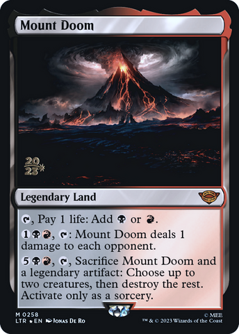Mount Doom (PRE-258)  Foil - Tales of Middle-earth Promos