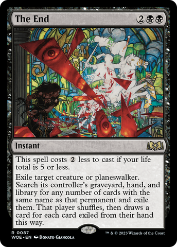 The End (WOE-087)  Foil - Wilds of Eldraine