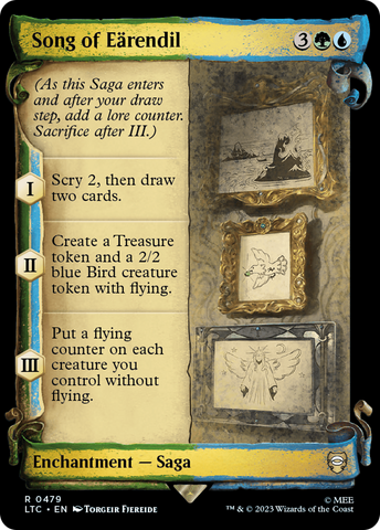 Song of Earendil (Showcase Scrolls) (LTC-479)  - Tales of Middle-earth Commander: (Showcase)