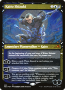 Kaito Shizuki (NEO-424)  Etched Foil - Kamigawa: Neon Dynasty: (Showcase)