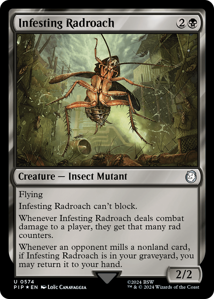 Infesting Radroach (Surge Foil) (PIP-574) - Fallout Foil