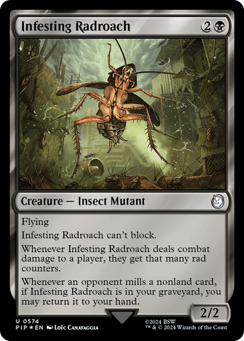 Infesting Radroach (Surge Foil) (PIP-574) - Fallout Foil