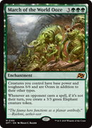 March of the World Ooze (DFT-169)  Foil - Aetherdrift: (enchantment)