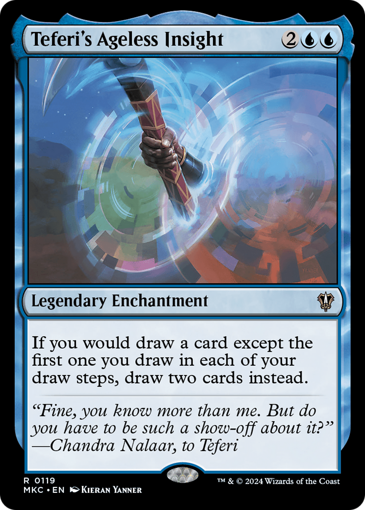 Teferi's Ageless Insight (MKC-119)  - Murders at Karlov Manor Commander