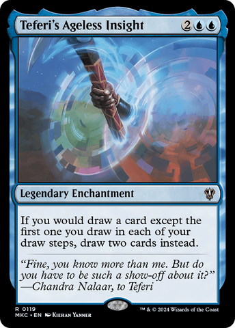 Teferi's Ageless Insight (MKC-119)  - Murders at Karlov Manor Commander