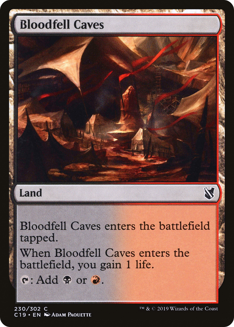 Bloodfell Caves (C19-230)  - Commander 2019