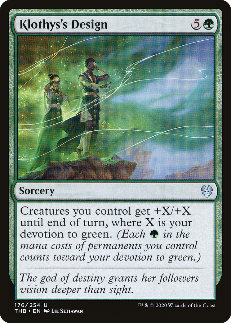 Klothys's Design (THB-176)  Foil - Theros Beyond Death