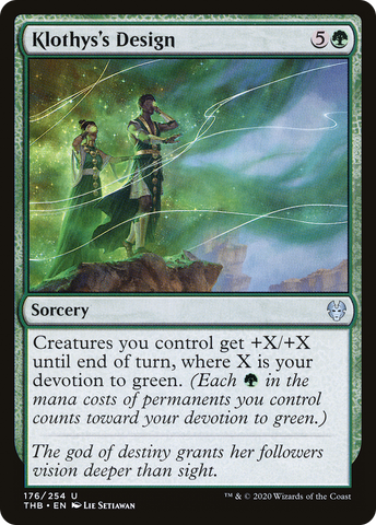 Klothys's Design (THB-176)  Foil - Theros Beyond Death