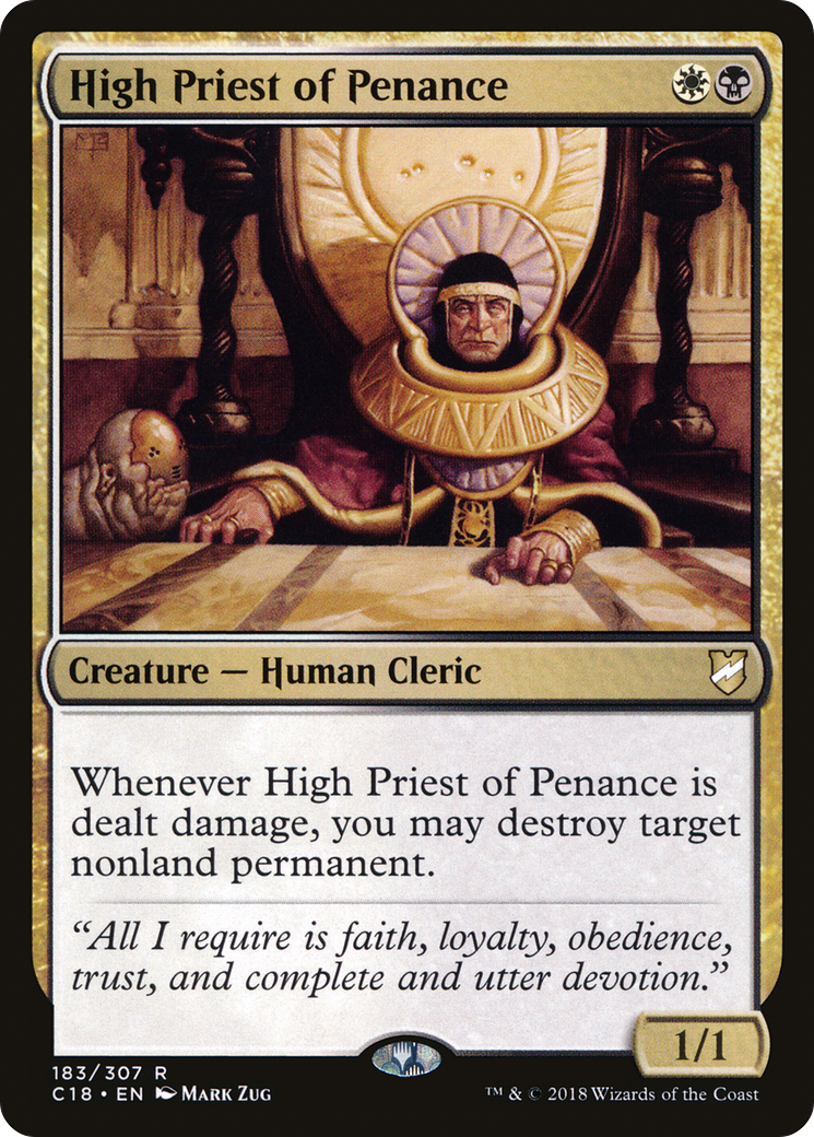 High Priest of Penance (C18-183)  - Commander 2018