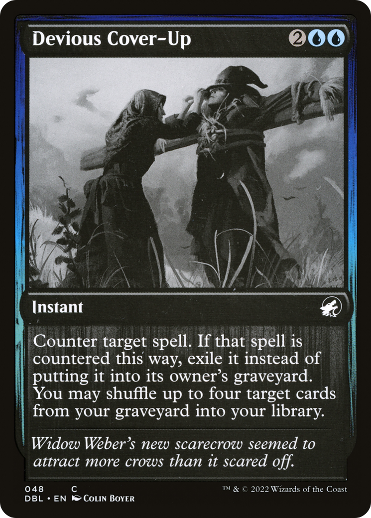 Devious Cover-Up (DBL-048)  - Innistrad: Double Feature