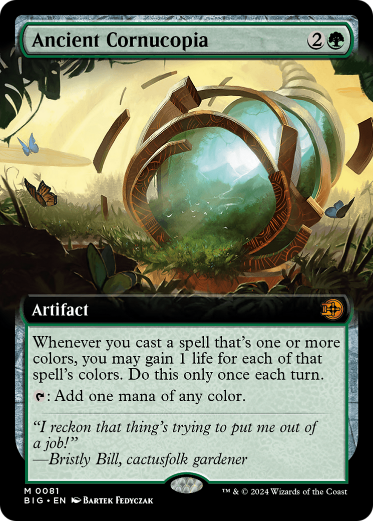 Ancient Cornucopia (Extended Art) (BIG-081)  Foil - The Big Score: (Extended Art)