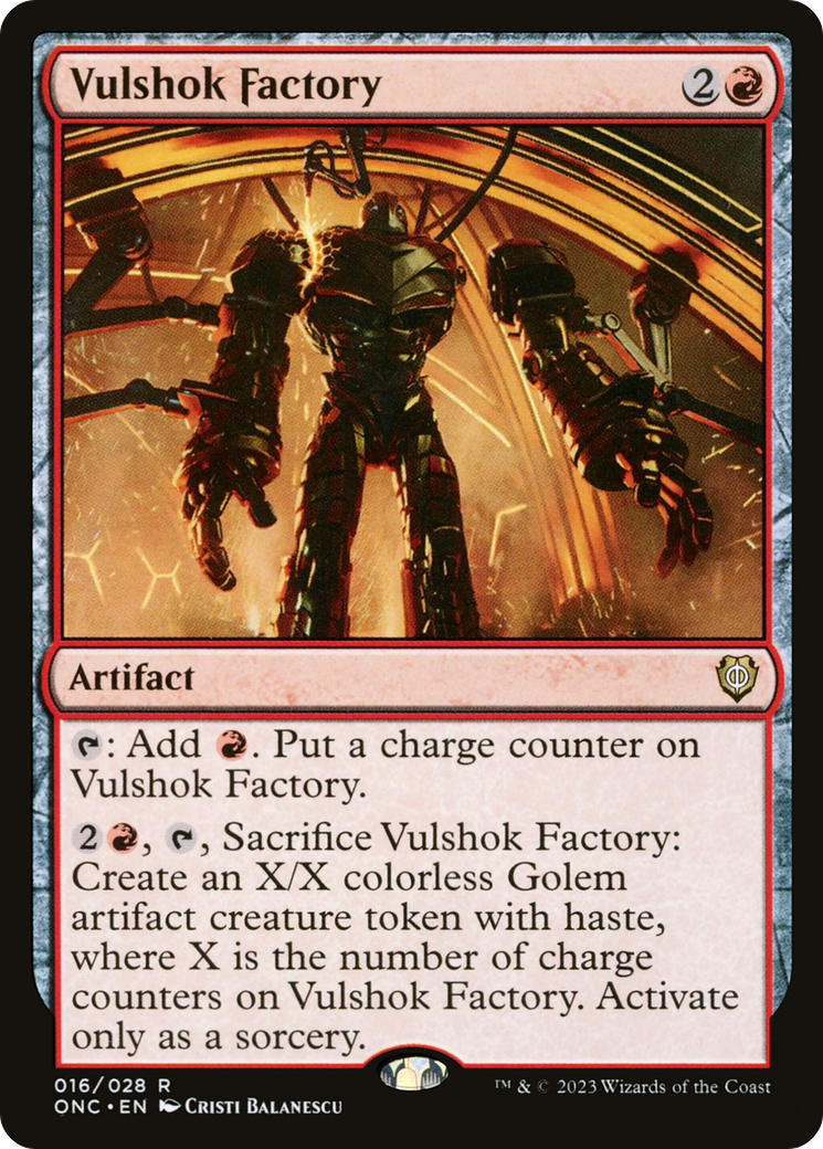 Vulshok Factory (ONC-016)  - Phyrexia: All Will Be One Commander