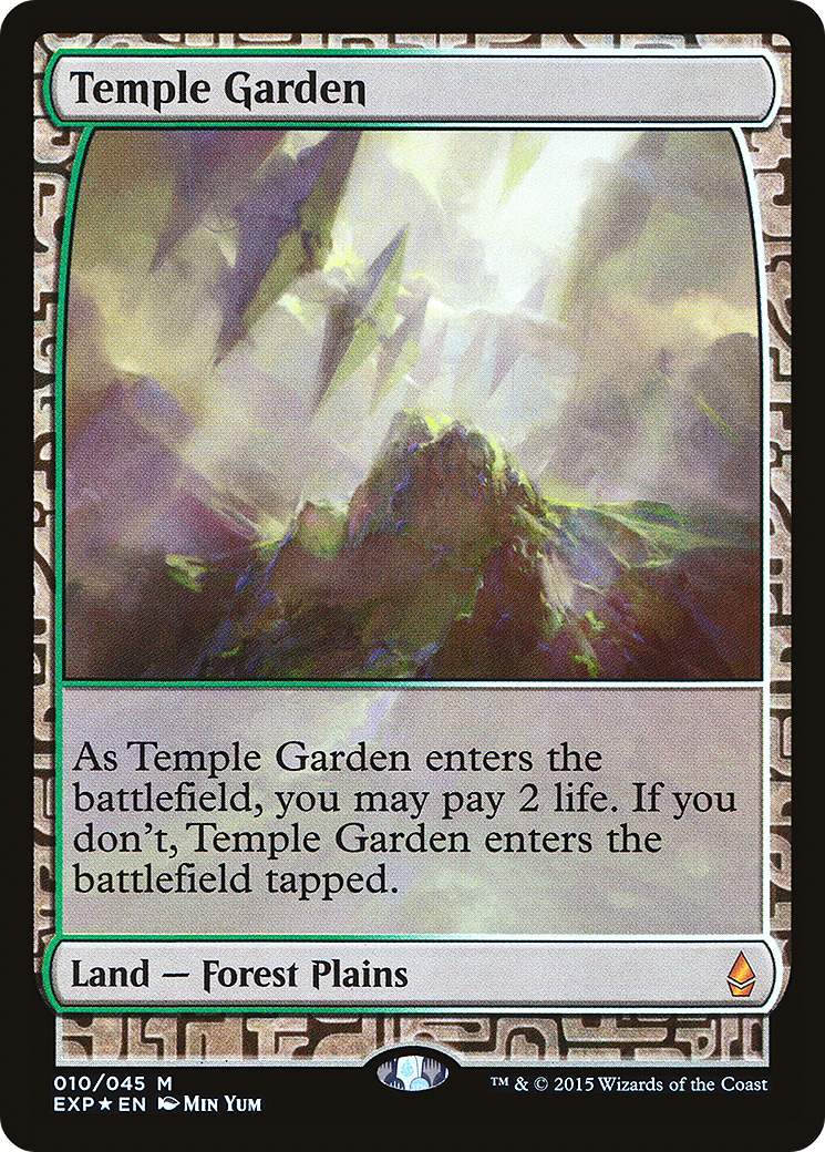 Temple Garden (EXP-010)  Foil - Zendikar Expeditions