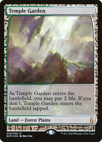 Temple Garden (EXP-010)  Foil - Zendikar Expeditions