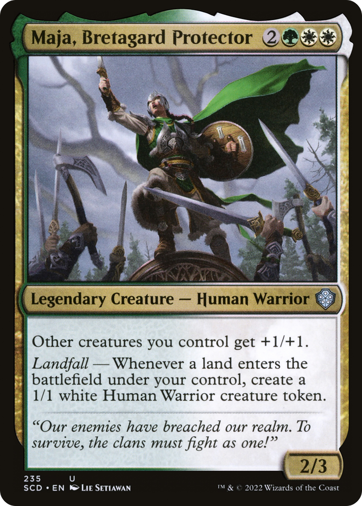 Maja, Bretagard Protector (SCD-235)  - Starter Commander Decks