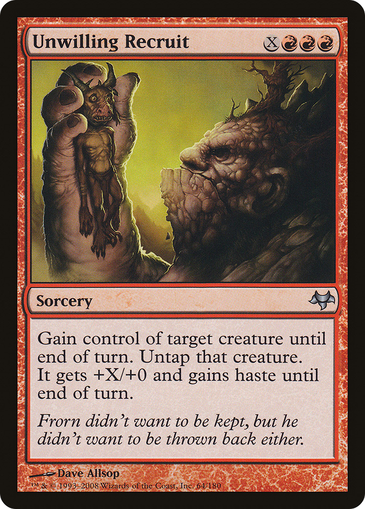 Unwilling Recruit (EVE-064)  Foil - Eventide